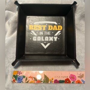 Best Dad Tray w/ Keychain